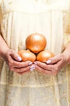 Bunch of onion Stock Photos