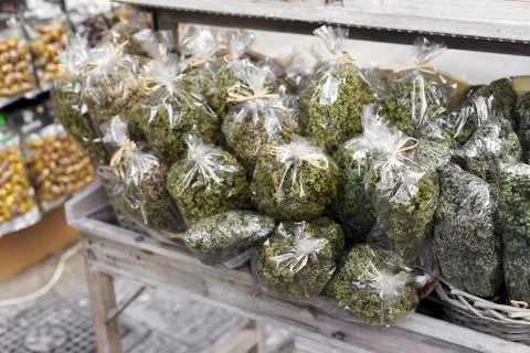 Bunch of oregano Stock Photos