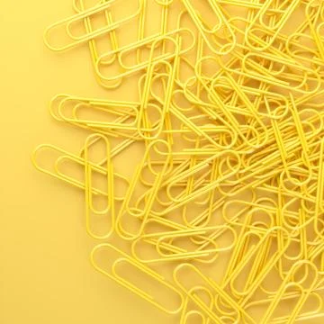 Bunch of paper clips イラスト素材