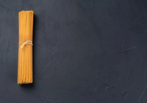 Bunch of pasta spaghetti isolate Stock Photos