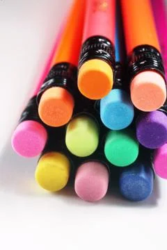 Bunch of Pencils Stock Photos