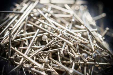 Bunch of Pins Stock Photos