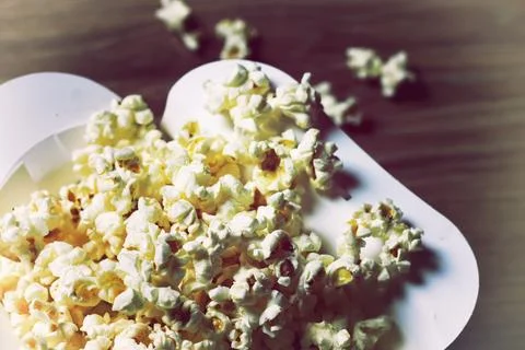 Bunch of popcorn box Stock Photos