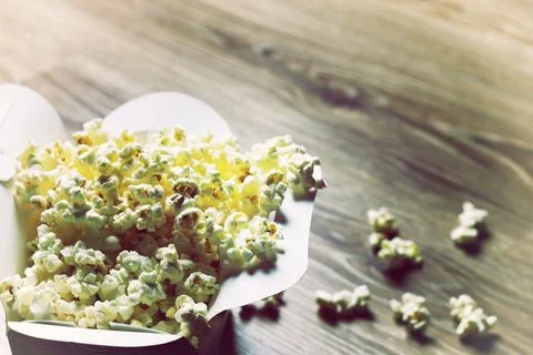 Bunch of popcorn box Stock Photos