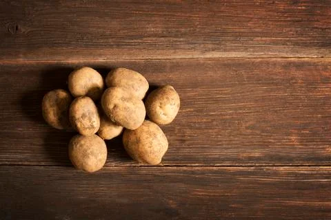 Bunch of potatoes Stock Photos
