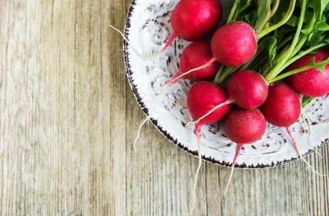 Bunch of radish Foto stock