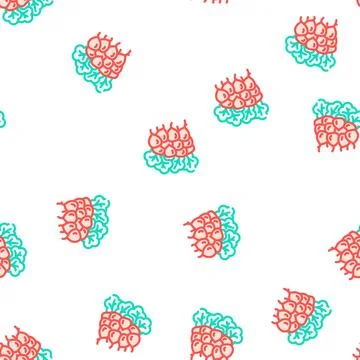 Bunch radish vector seamless pattern 스톡 일러스트