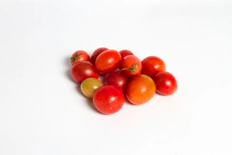 Bunch of red cherries 스톡 사진