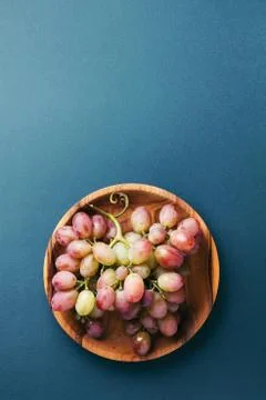 Bunch of red grape. Stock Photos