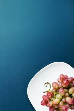 Bunch of red grape. Stock Photos