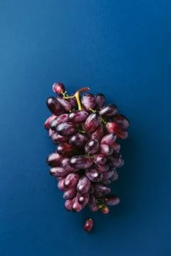 Bunch of red grape. Stock Photos