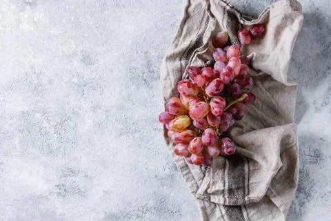 Bunch of red grapes Foto stock