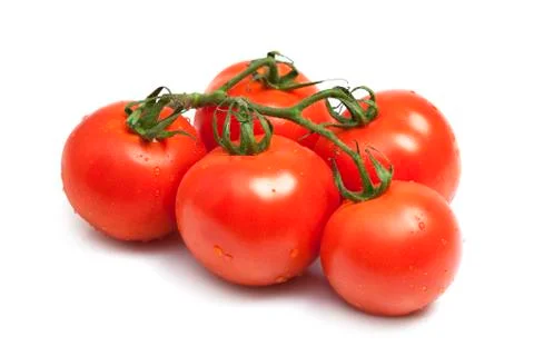 Bunch of red tomatoes Foto stock