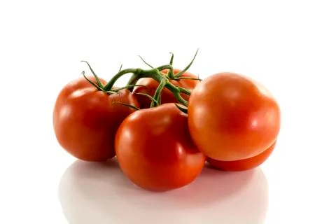 Bunch of red tomatoes Stock Photos