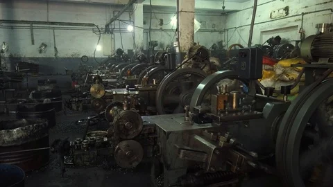 Bunch of Screw Making Machines in Hyderabad. Vídeo Stock 106943595