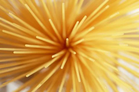 Bunch of spaghetti pasta Stock Photos