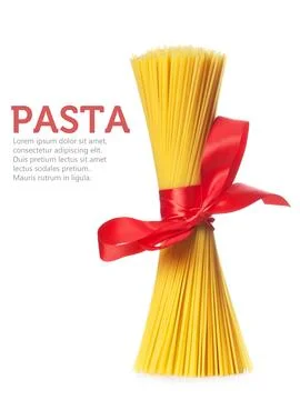 Bunch of spaghetti Stock Photos