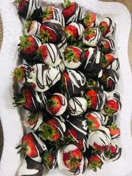 Bunch of strawberries 스톡 사진
