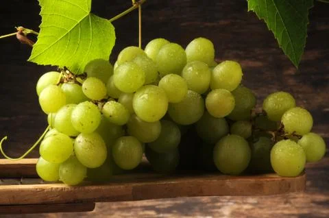 Bunch of table grapes Stock Photos