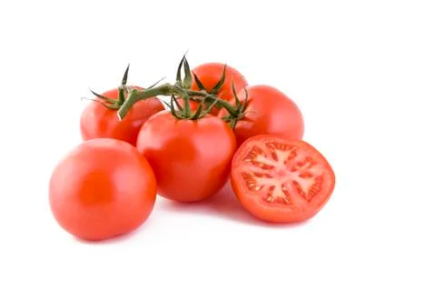 Bunch of tomatoes Stock Photos