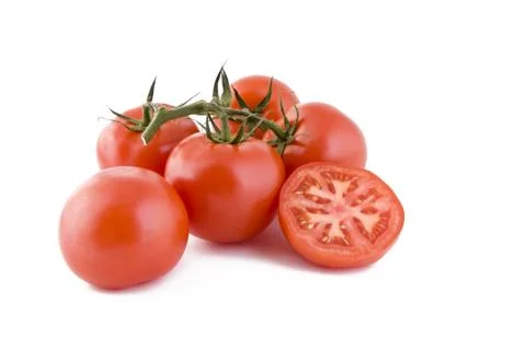 Bunch of tomatoes Stock Photos