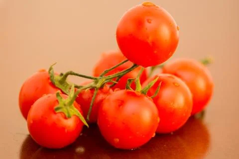 The bunch of tomatoes Stock Photos