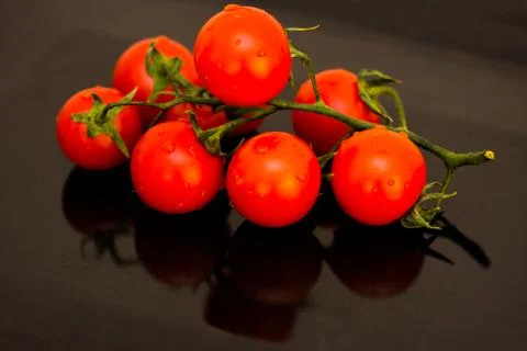 The bunch of tomatoes Stock Photos