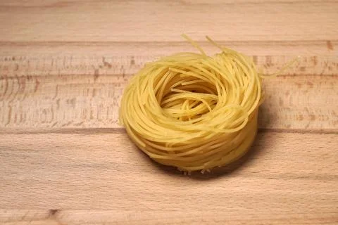 Bunch of uncooked noodle Stock Photos