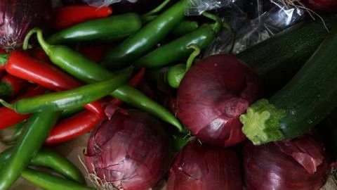 Bunch of vegetables Stock Photos
