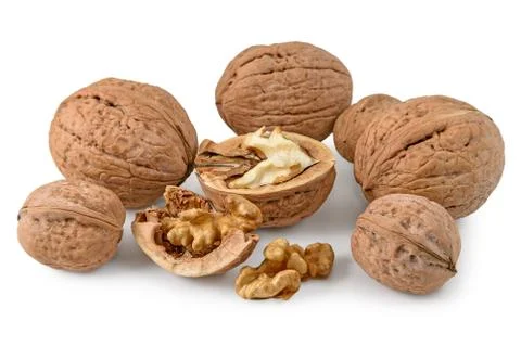 	A bunch of walnut Stock Photos