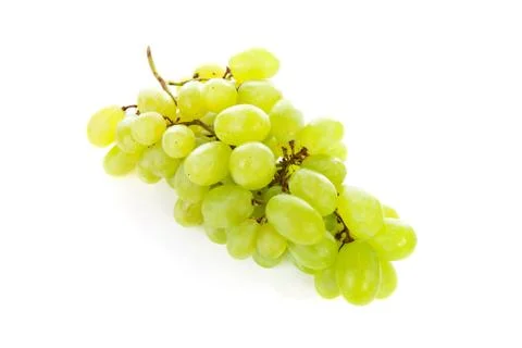 Bunch of white grapes Stock Photos