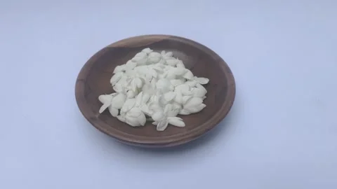 A Bunch of White Jasmine Stock Footage 301676706