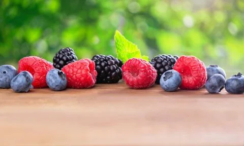 A bunch of wild berries Foto stock