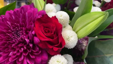 Bunches of flowers Stock Footage 178647821