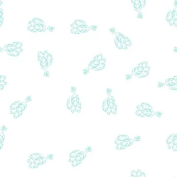 Bunches spinach glyph vector seamless pattern Stock Illustration