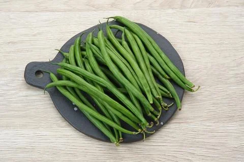 Buncis or Fresh raw string bean Stock Photos