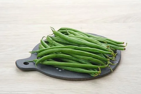 Buncis or Fresh raw string bean Stock Photos