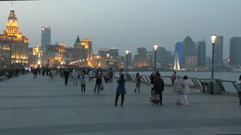 The Bund 2 Stock Footage 44522502