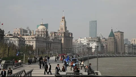 The Bund, Shanghai Stock Footage 987670