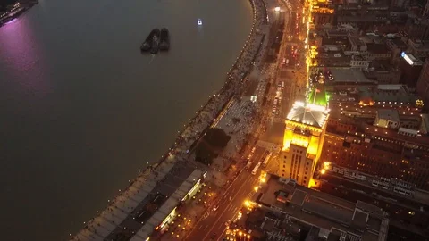 The Bund Shanghai Stock Footage 90037687