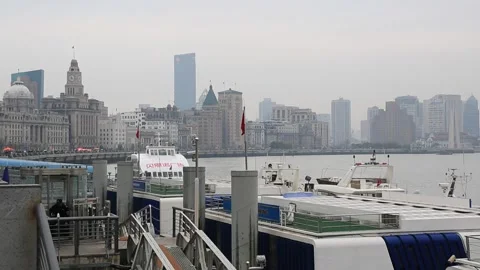 The Bund in Shanghai Stock Footage 203510076