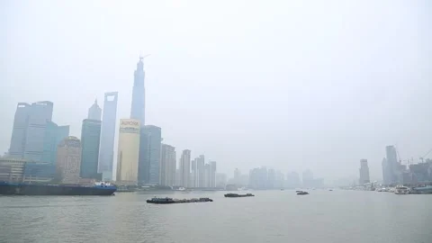The Bund in Shanghai Stock Footage 203512799