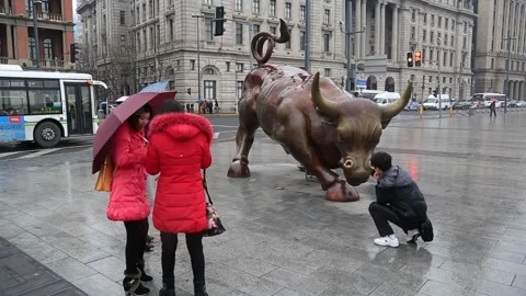 The Bund in Shanghai Stock Footage 203513324