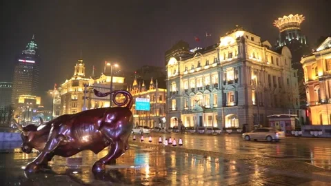 The Bund in Shanghai Stock Footage 203520555