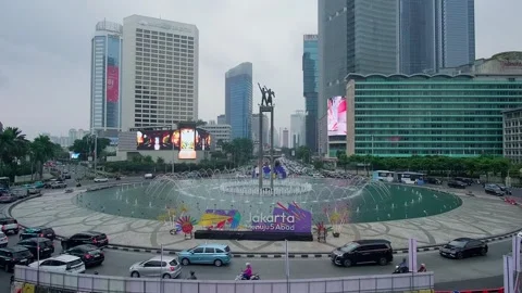 Bundaran HI Stock Footage 341450526