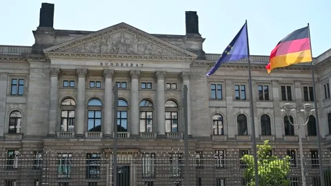 Bundesrat Building in Berlin, Germany Stock Footage 216967320