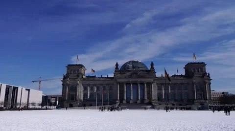 Bundestag in berlin 스톡 동영상 33003019
