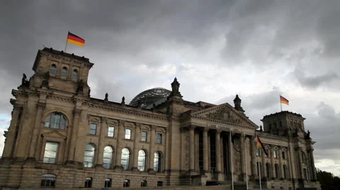 Bundestag in berlin 스톡 동영상 37198522