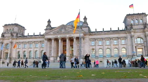 Bundestag Berlin Stock Footage 56293930