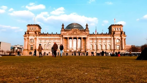 Bundestag building at berlin Stock Footage 90567076